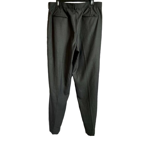 Knightsbridge Poly Blend Men's Gray Dress Slacks W36X L32 - Picture 2 of 6